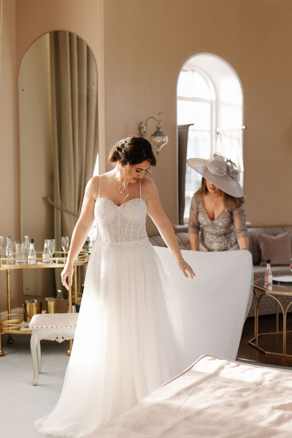Hawkstone Hall mother and daughter moments