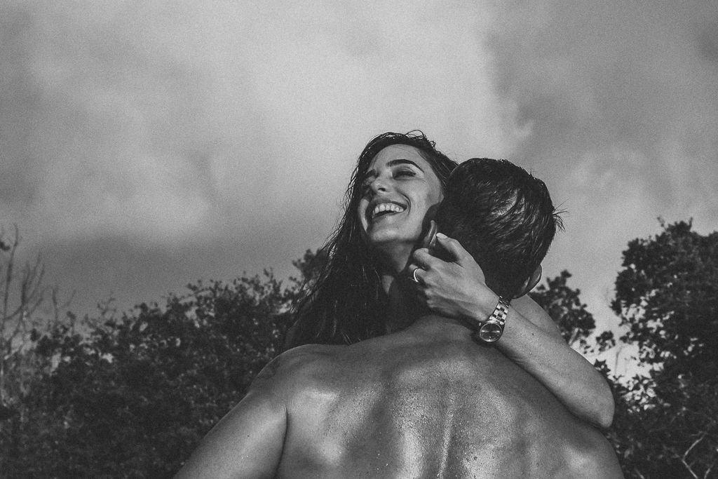 couple hugging