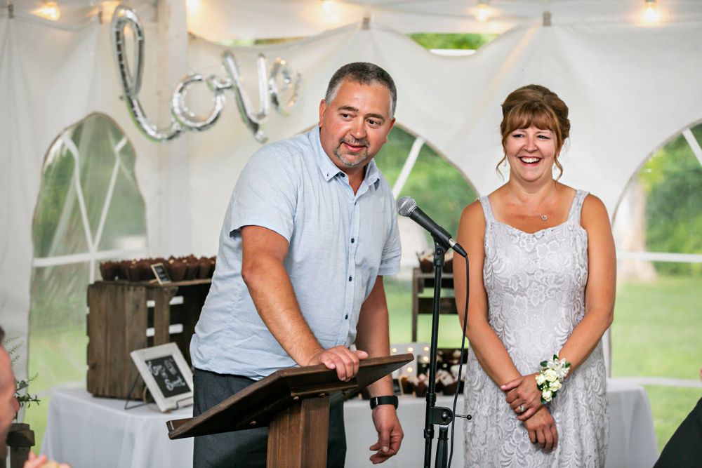 Rustic Farmhouse Backyard Wedding Photos by London Ontario Photographer Shawn Van Daele