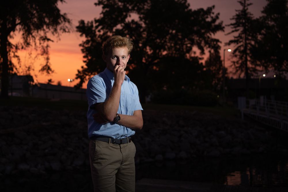 Driftwood, Hok-Si-La, Kathleen Murphy Photography, Lake City Marina, Patton Park, Senior Photos, sunset, trees