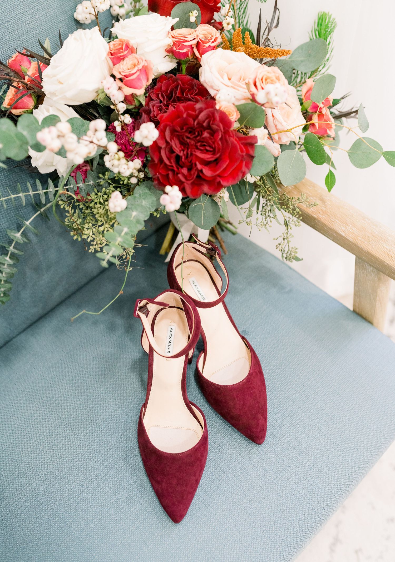 Light and airy 1868 Farmhouse Wedding in Boone, Iowa with Lavender Floral
