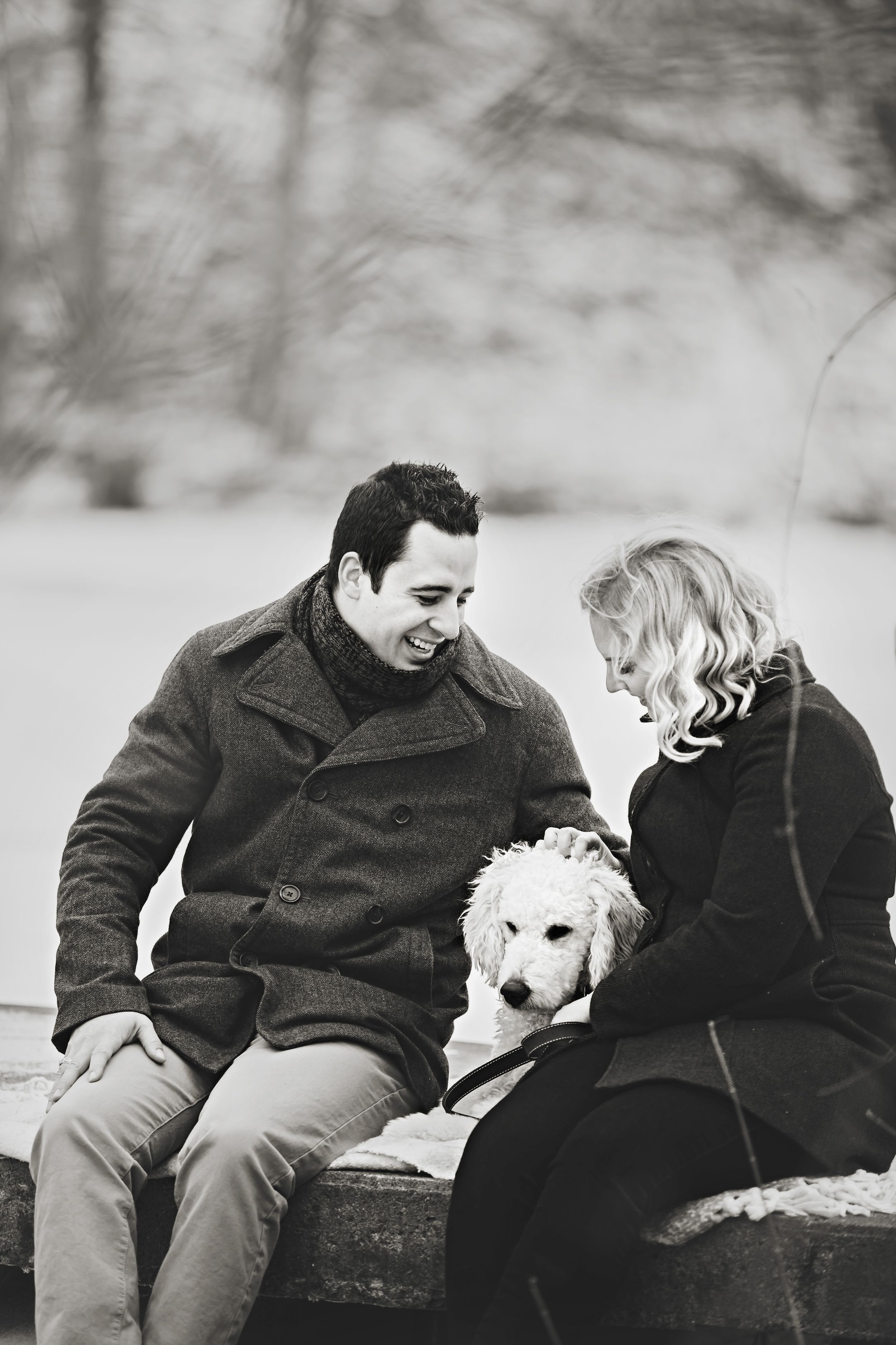 Winter Engagement Photos Arva Mill London Ontario Photographer Shawn VanDaele