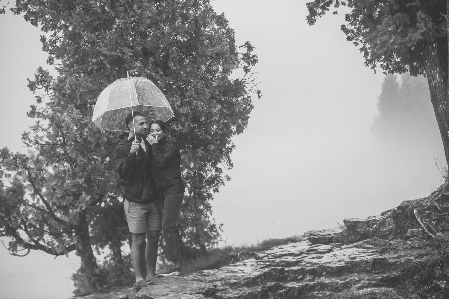 Door County Surprise Engagement Photographer