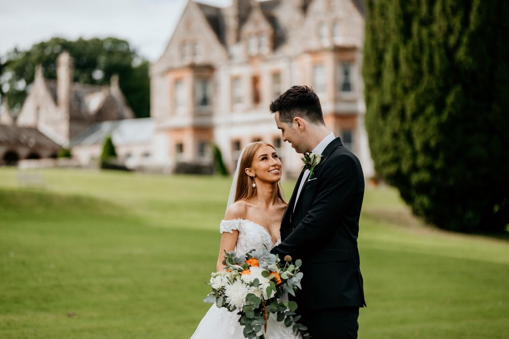 Castle Leslie estate Wedding venue county monaghan Irish wedding norther