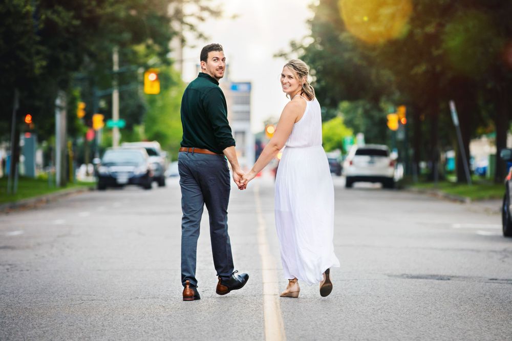 Downtown London Ontario Victoria Park Engagement Photos by Shawn VanDaele