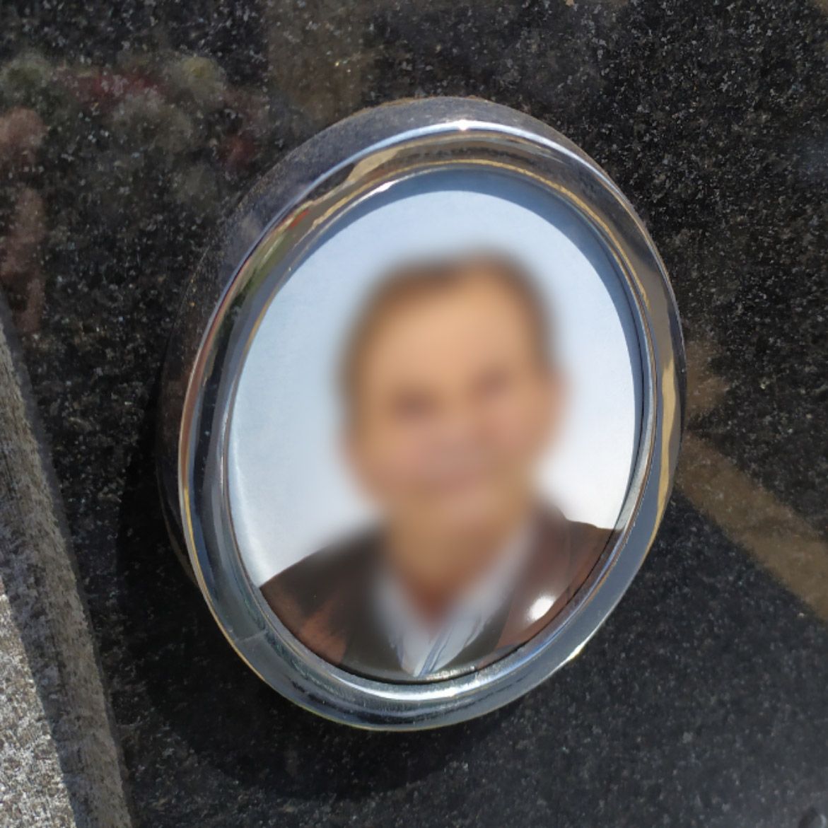 Cerâmica fotografia para cemitério de qualidade com aro