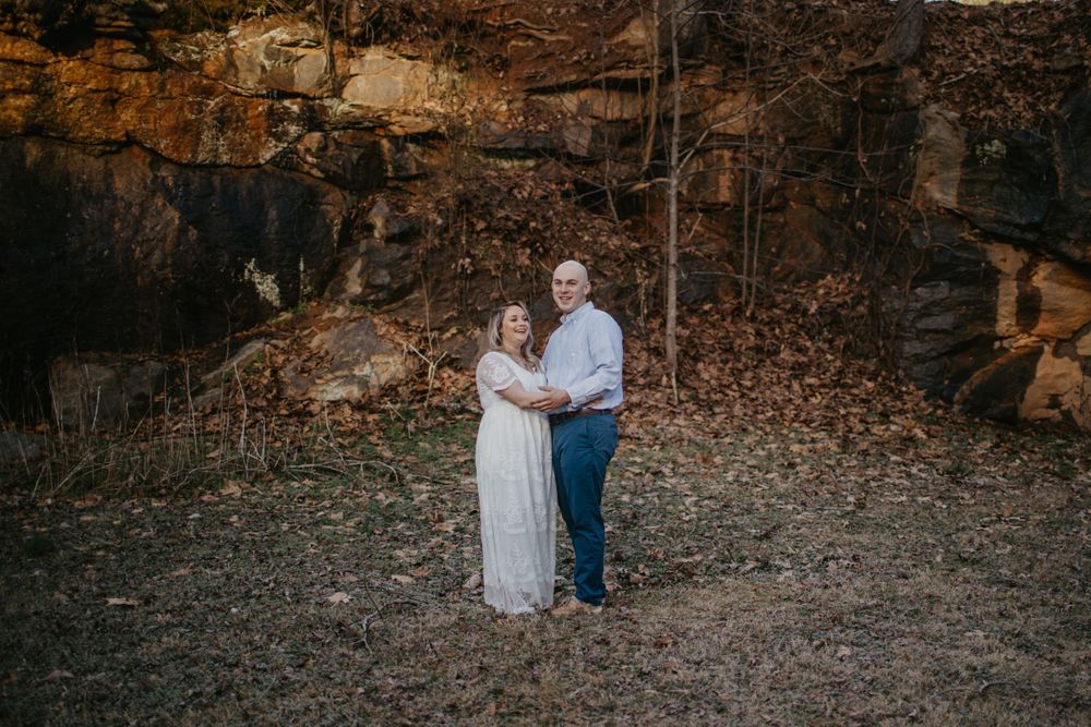 NC engagement photographer Valdese photographer waterfall adventure engagement north carolina elopement adventure photos