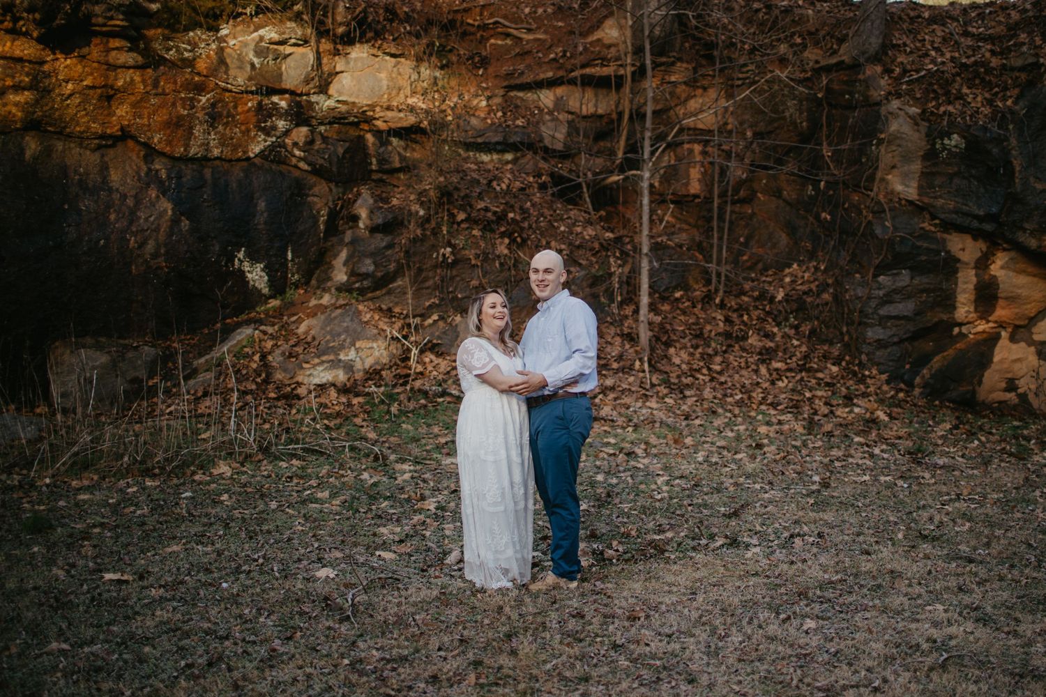 NC engagement photographer Valdese photographer waterfall adventure engagement north carolina elopement adventure photos