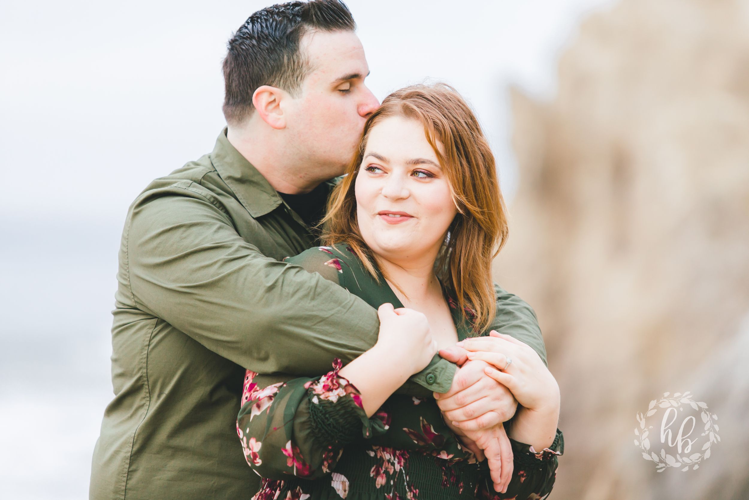 Malibu beach engagement photos