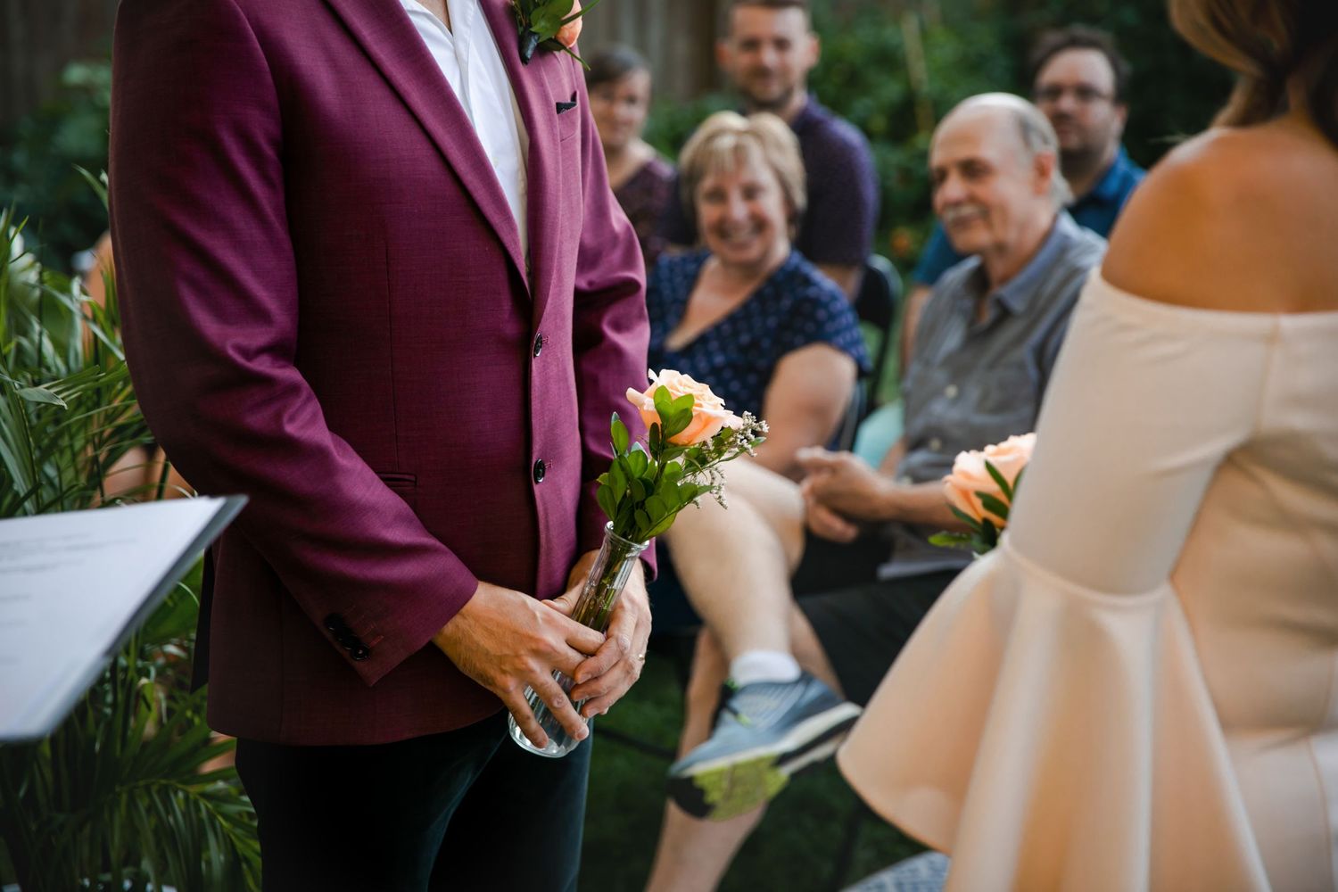 London Ontario Surprise Backyard Pop Wedding Photography by Shawn Van Daele