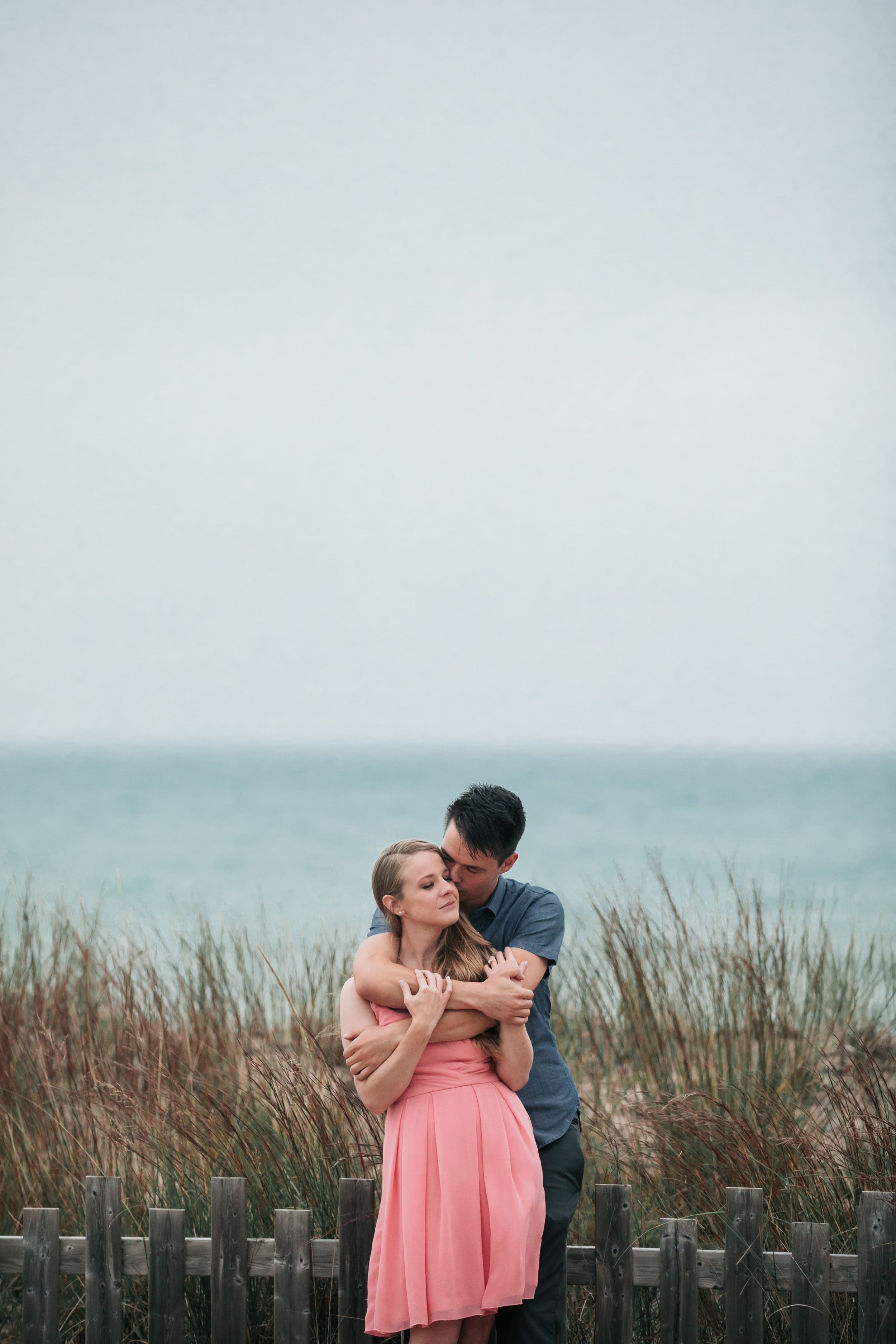 Grand Bend Beach Ontario engagement photos by Shawn Van Daele