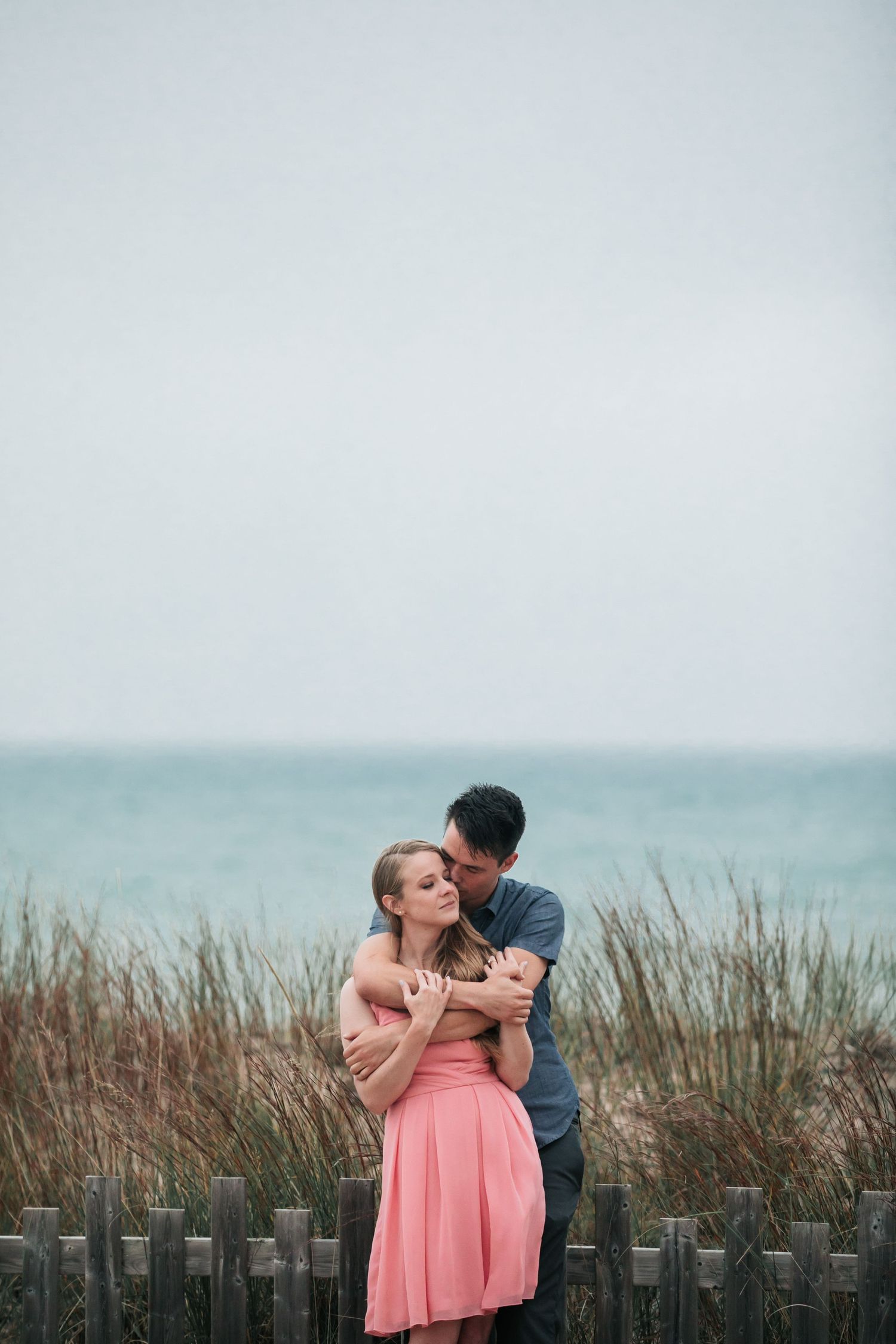 Grand Bend Beach Ontario engagement photos by Shawn Van Daele