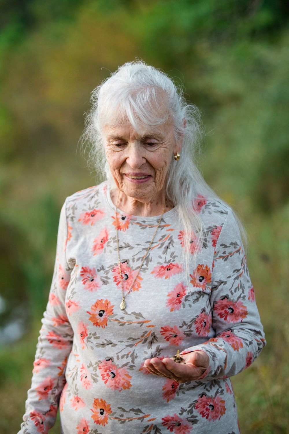 Portrait of grandmother at Gardiner, New York