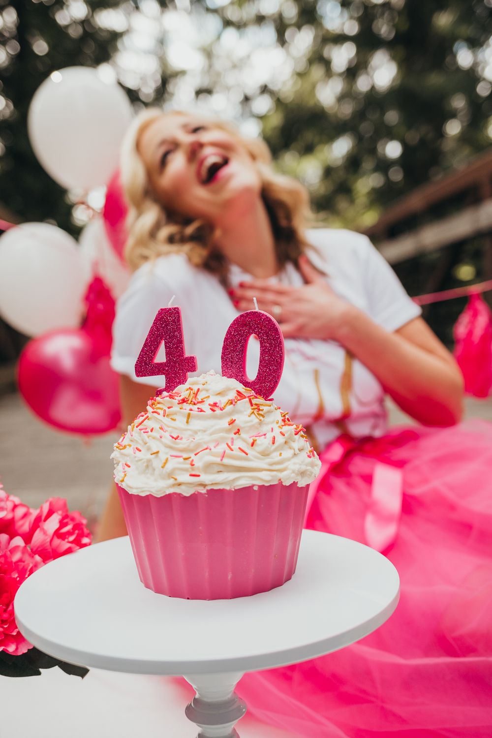 adult cake smash 40 years