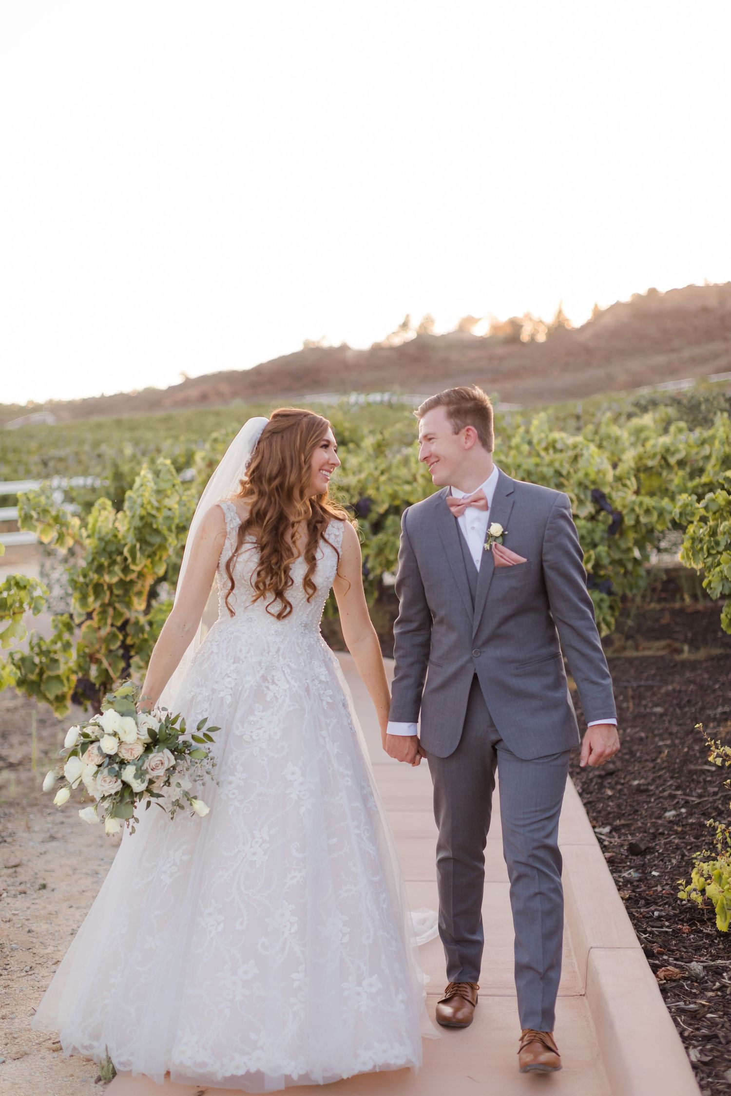 Temecula Winery Wedding Bride and Groom