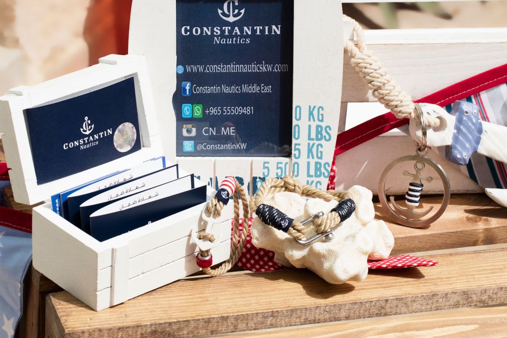 product photography for Constantin Nautics