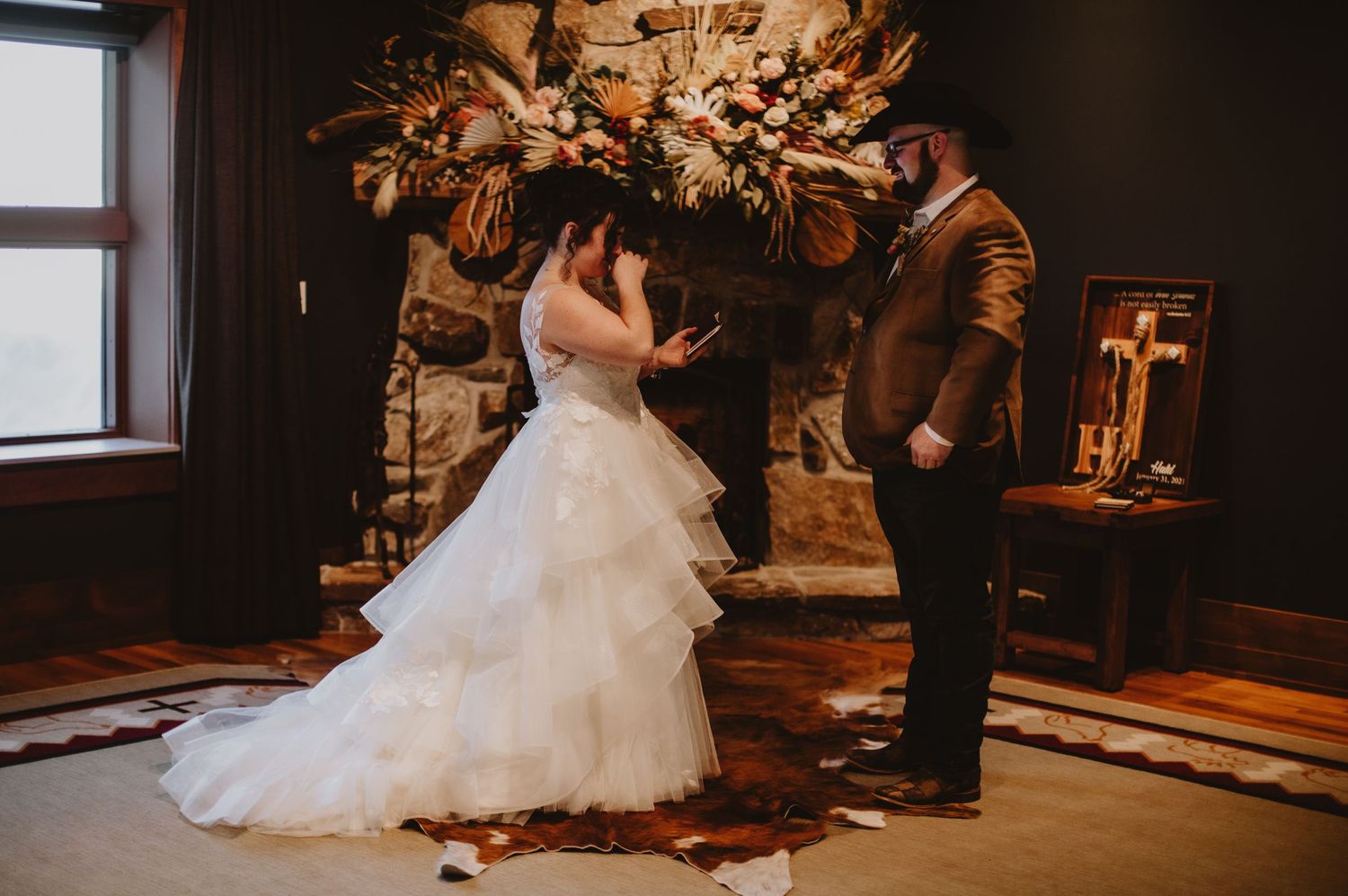 First Look for Jackson Hole, WY Elopement by Carli Layton Photography, a Texas Elopement Photographer.