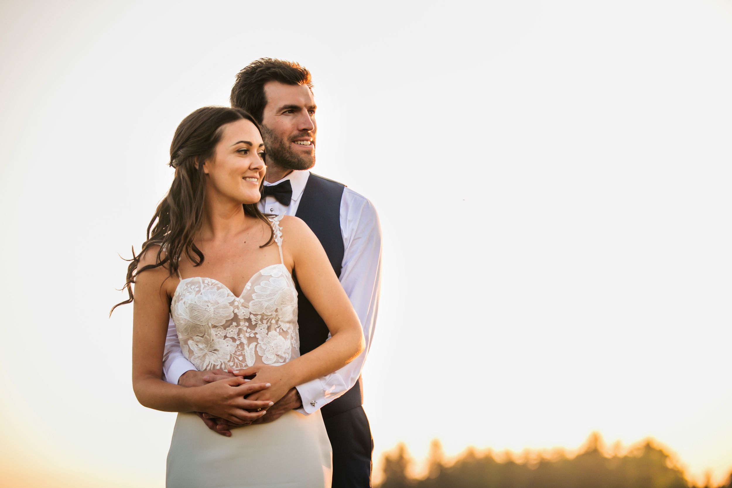 Whistle Bear Golf Club Sunset Wedding Photos