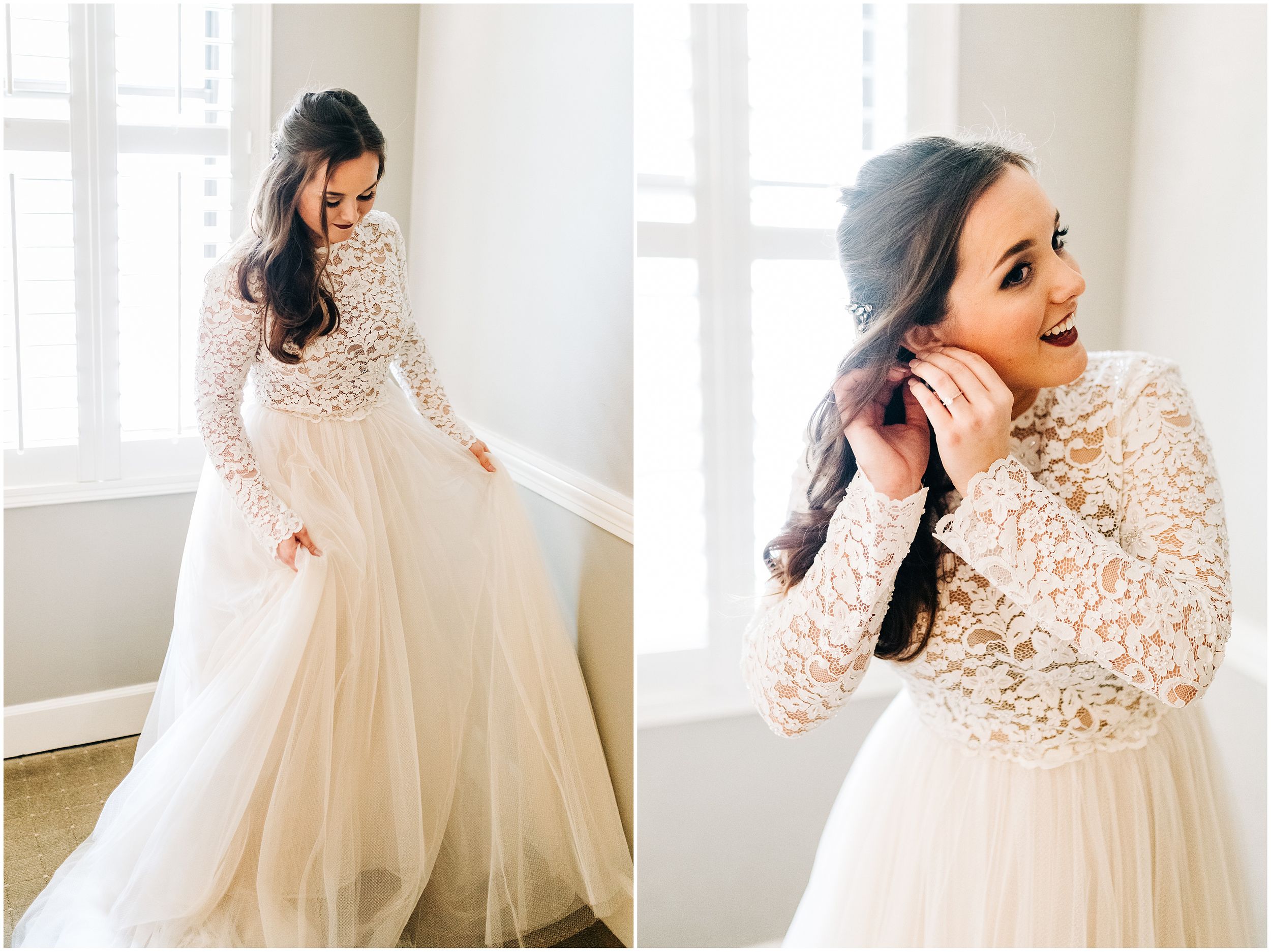 Knoxville bride getting ready