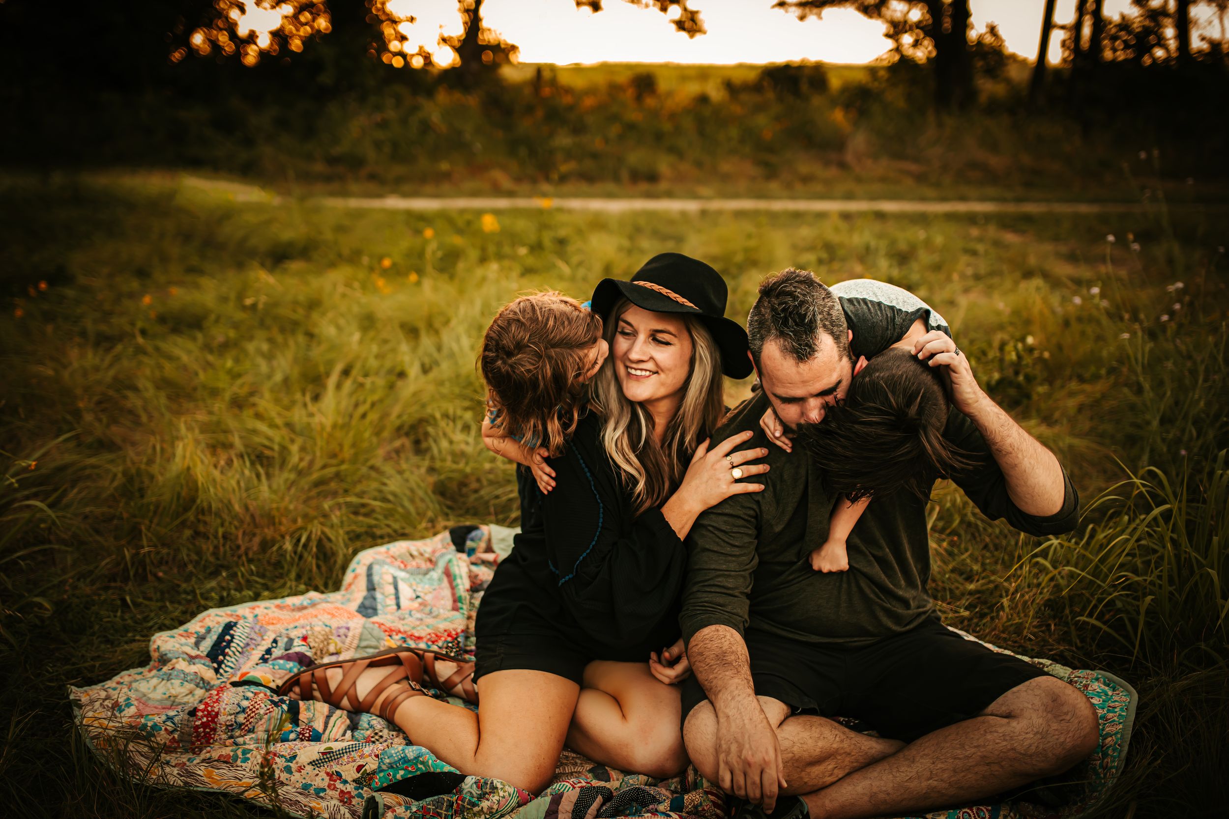 lifestyle family portrait by top rated frisco photographer