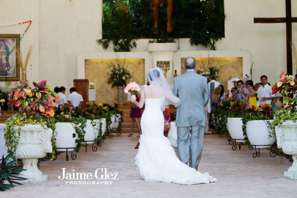 Cancun church wedding 04