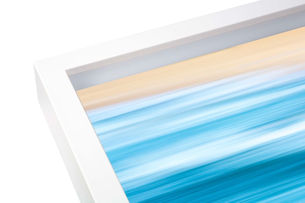 Salty Gallery offers box framed prints of its ocean imagery