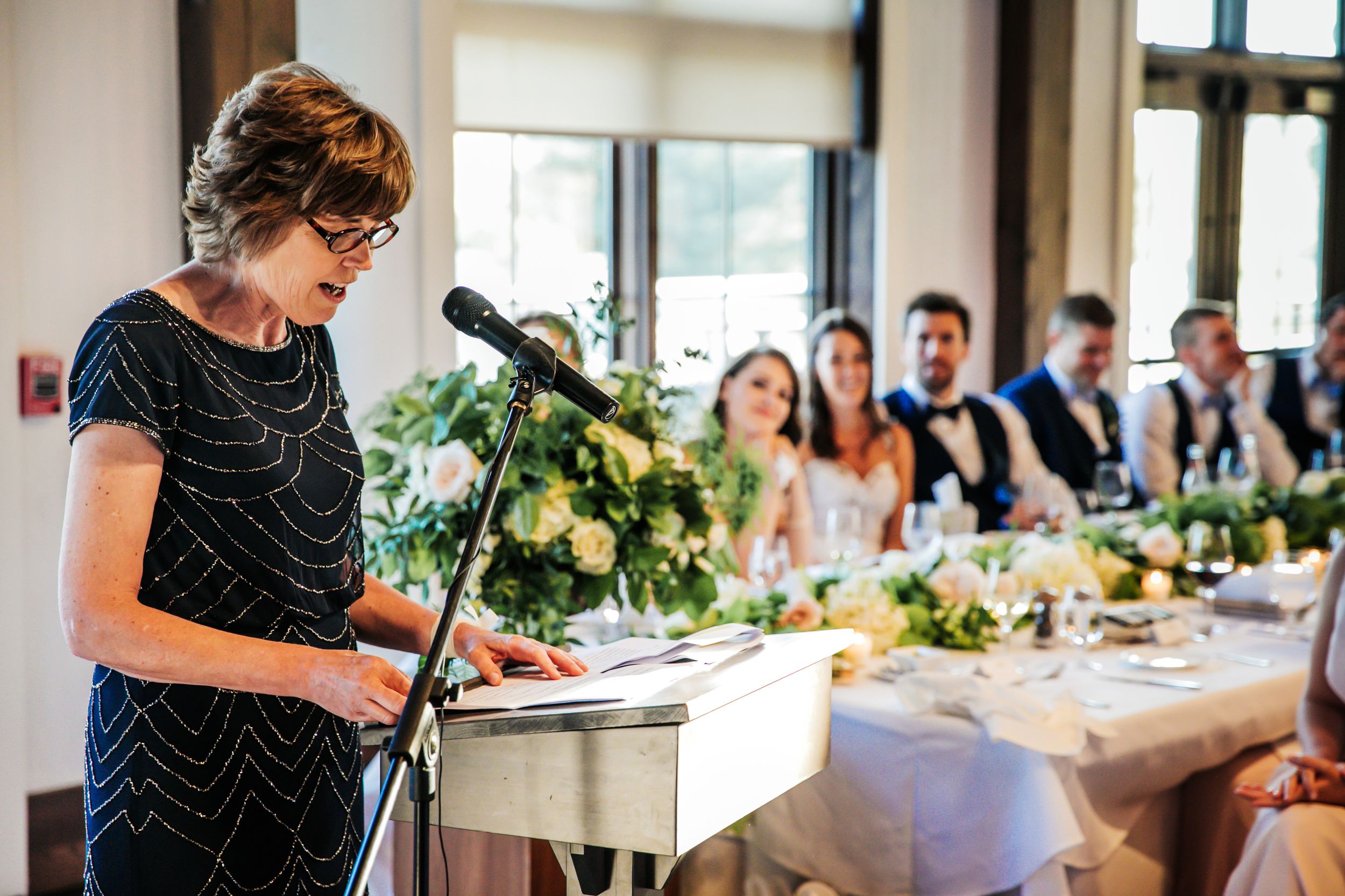 Whistle Bear Golf Club Rose Room Reception Wedding Photos
