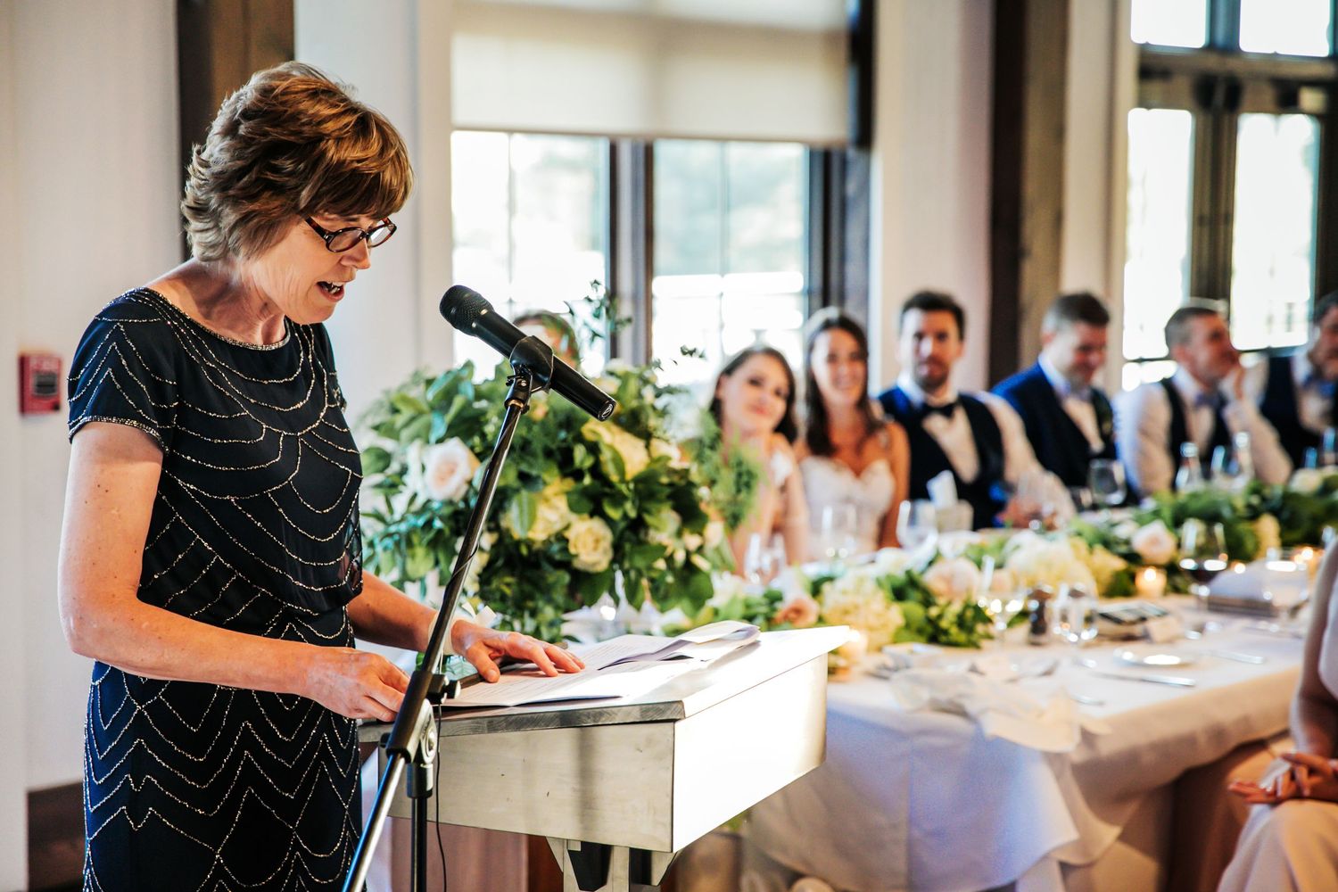Whistle Bear Golf Club Rose Room Reception Wedding Photos