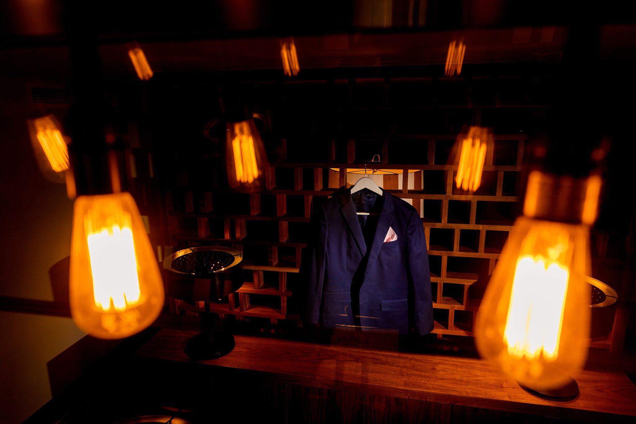 groom jacket detail