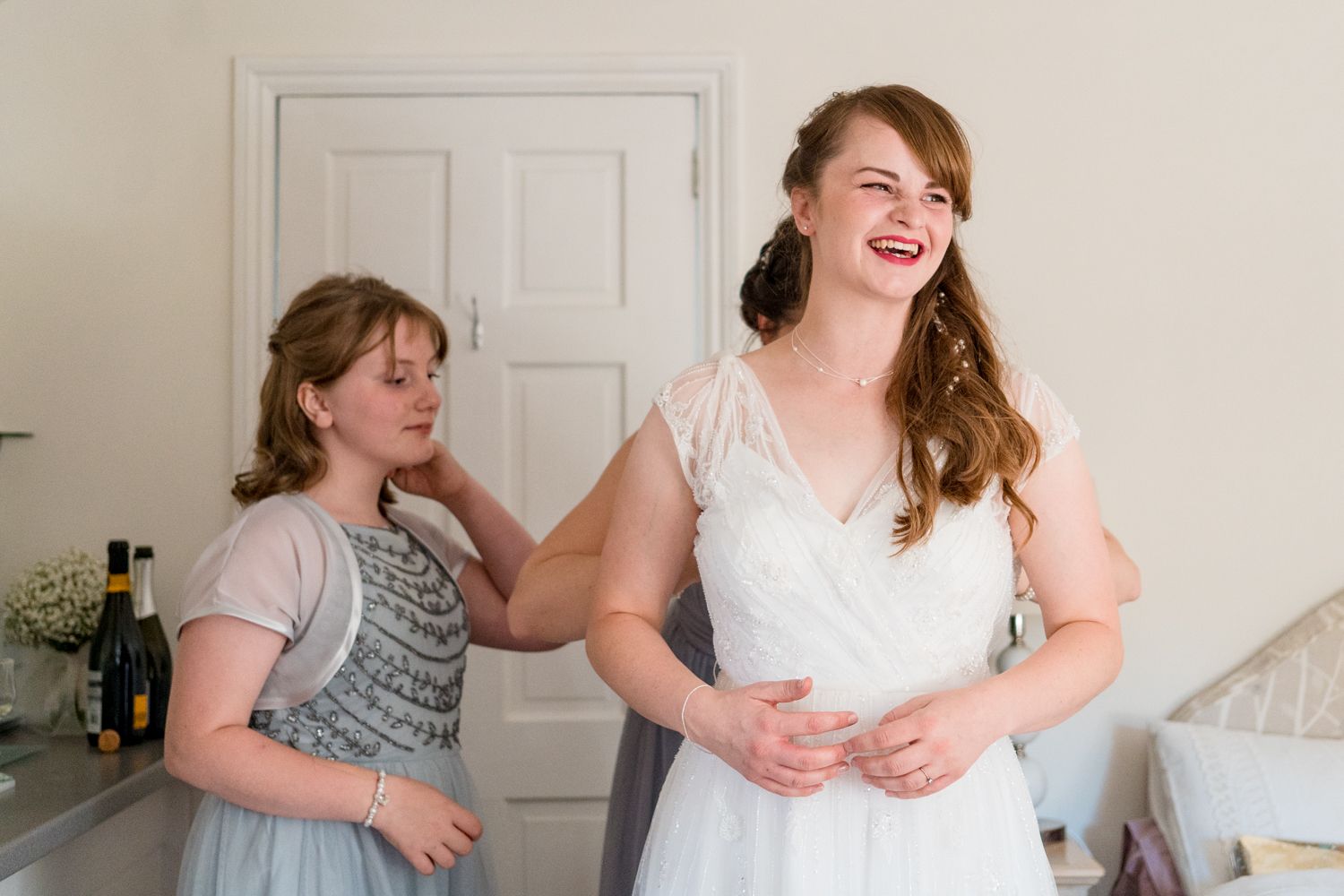 bridal prep festival wedding