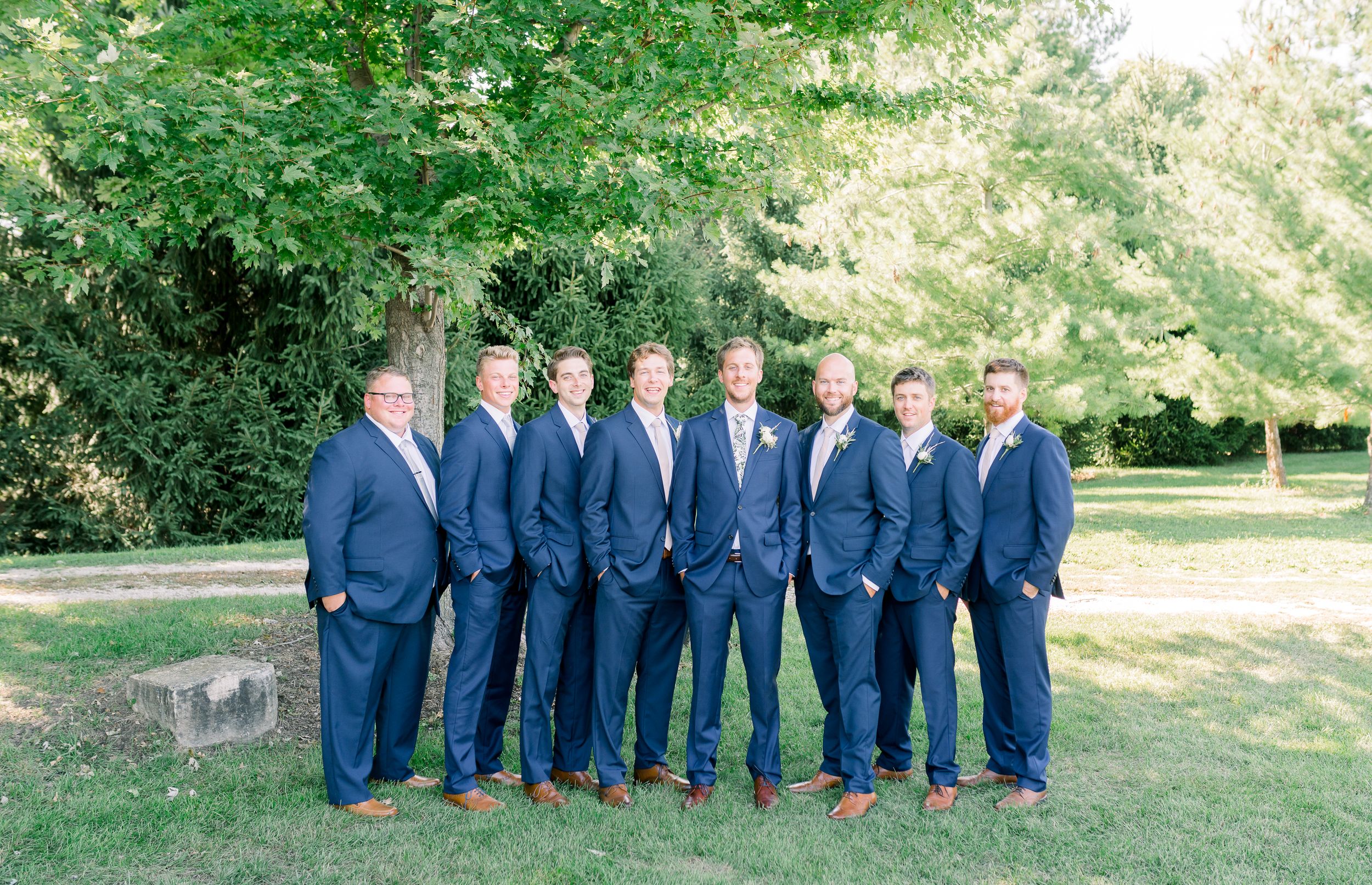 Vineyard photos with white willow events at Prairie Moon Winery wedding in Ames, Iowa