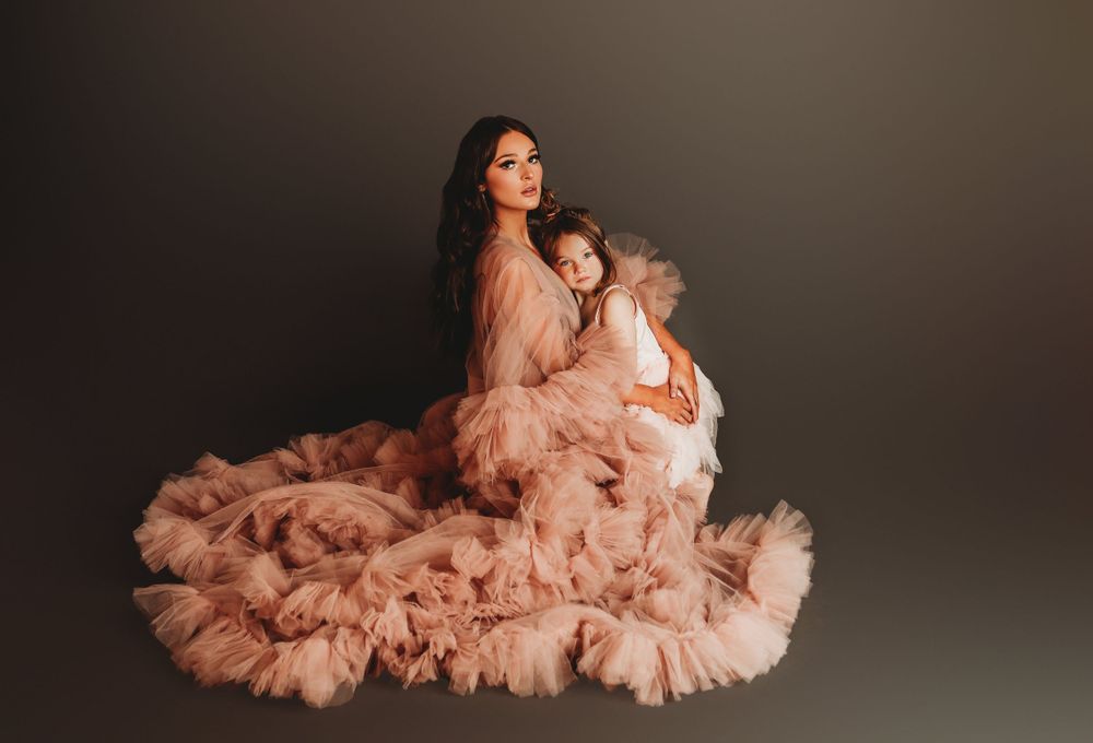 mommy and me in studio family photos glam photography