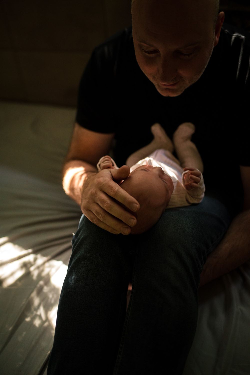 Fatherhood photo celebrating Father's Day 2021 by Melbourne family photographer Kate Cashin Photography.