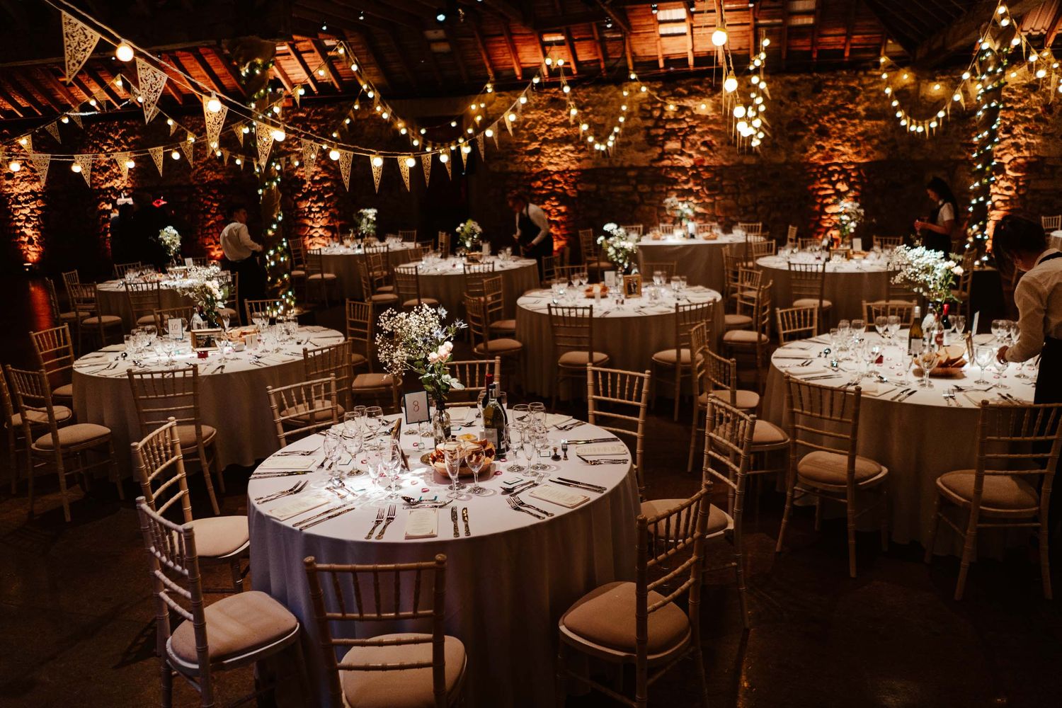 Kinkell Byre Wedding Breakfast Photography