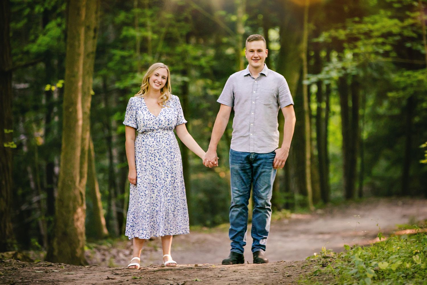 Dreamy summer engagement photos in Dundas and Ancaster Ontario by London wedding photographer Shawn Van Daele