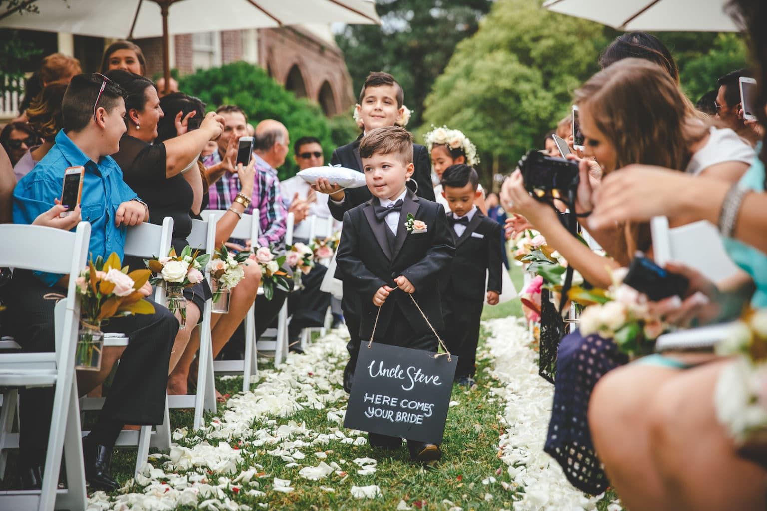 ring bearers and flower girls