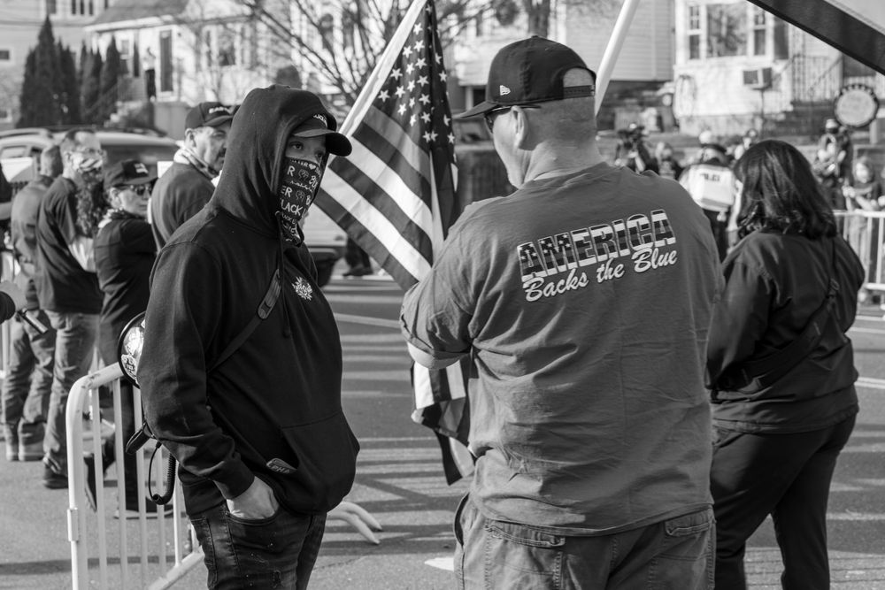 Protest Against White Supremacy. Watertown, Massachusetts