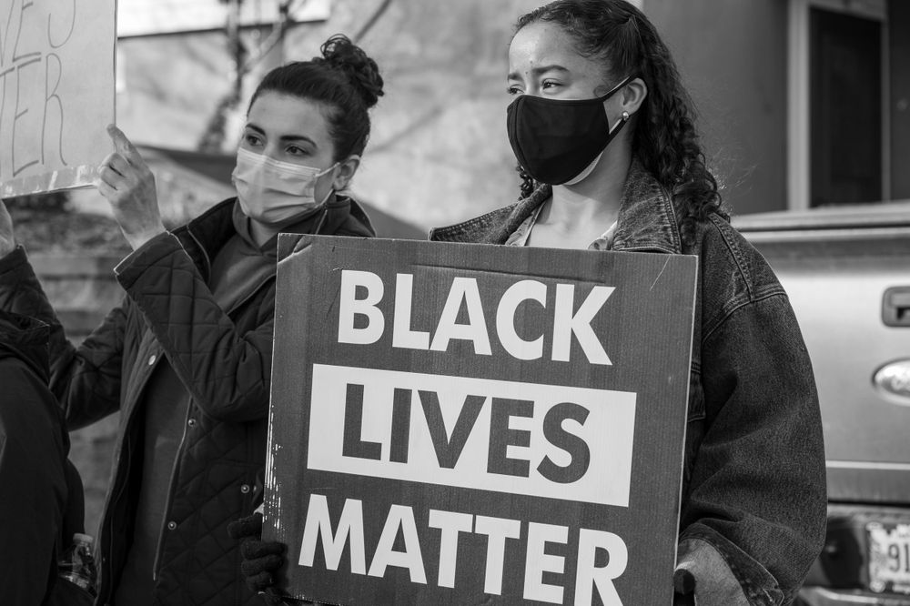 Protest Against White Supremacy. Watertown, Massachusetts