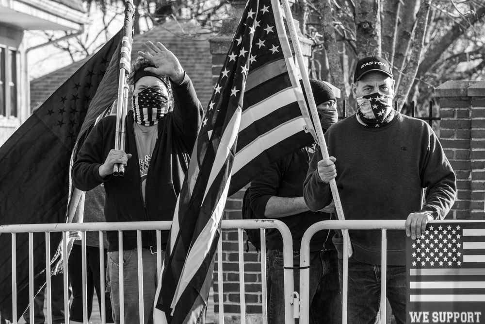 Protest Against White Supremacy. Watertown, Massachusetts