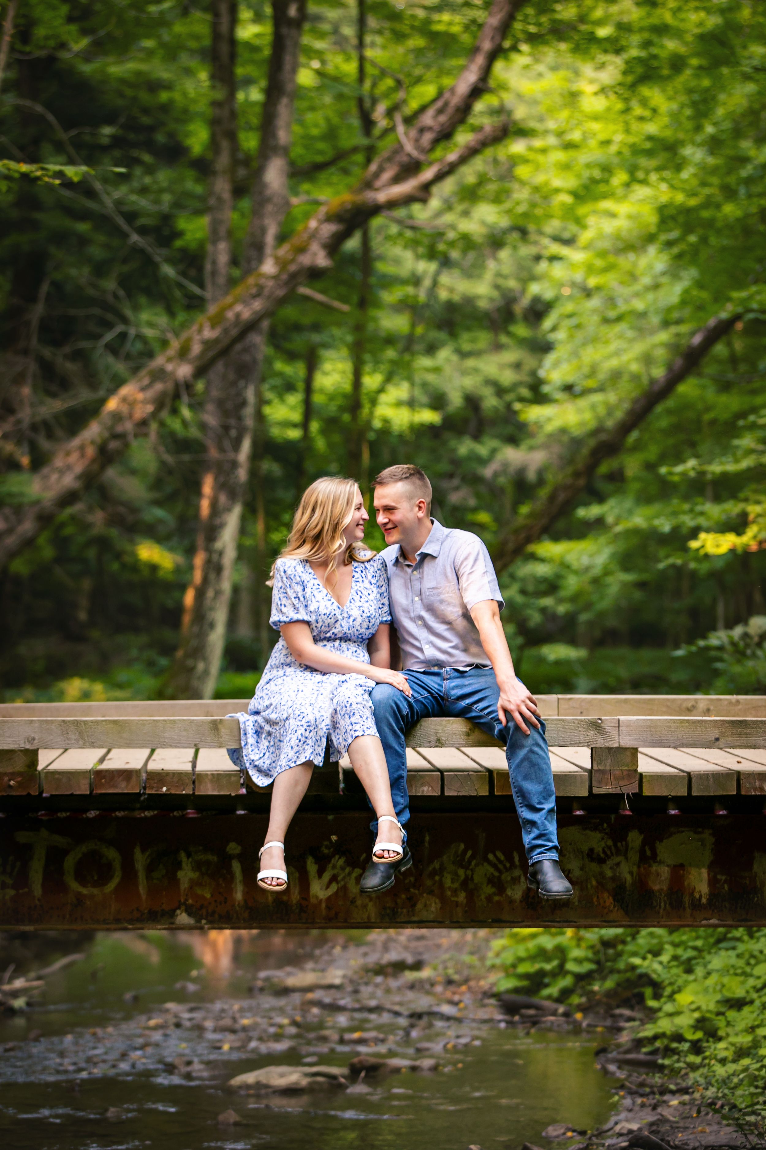 Dreamy summer engagement photos in Dundas and Ancaster Ontario by London wedding photographer Shawn Van Daele