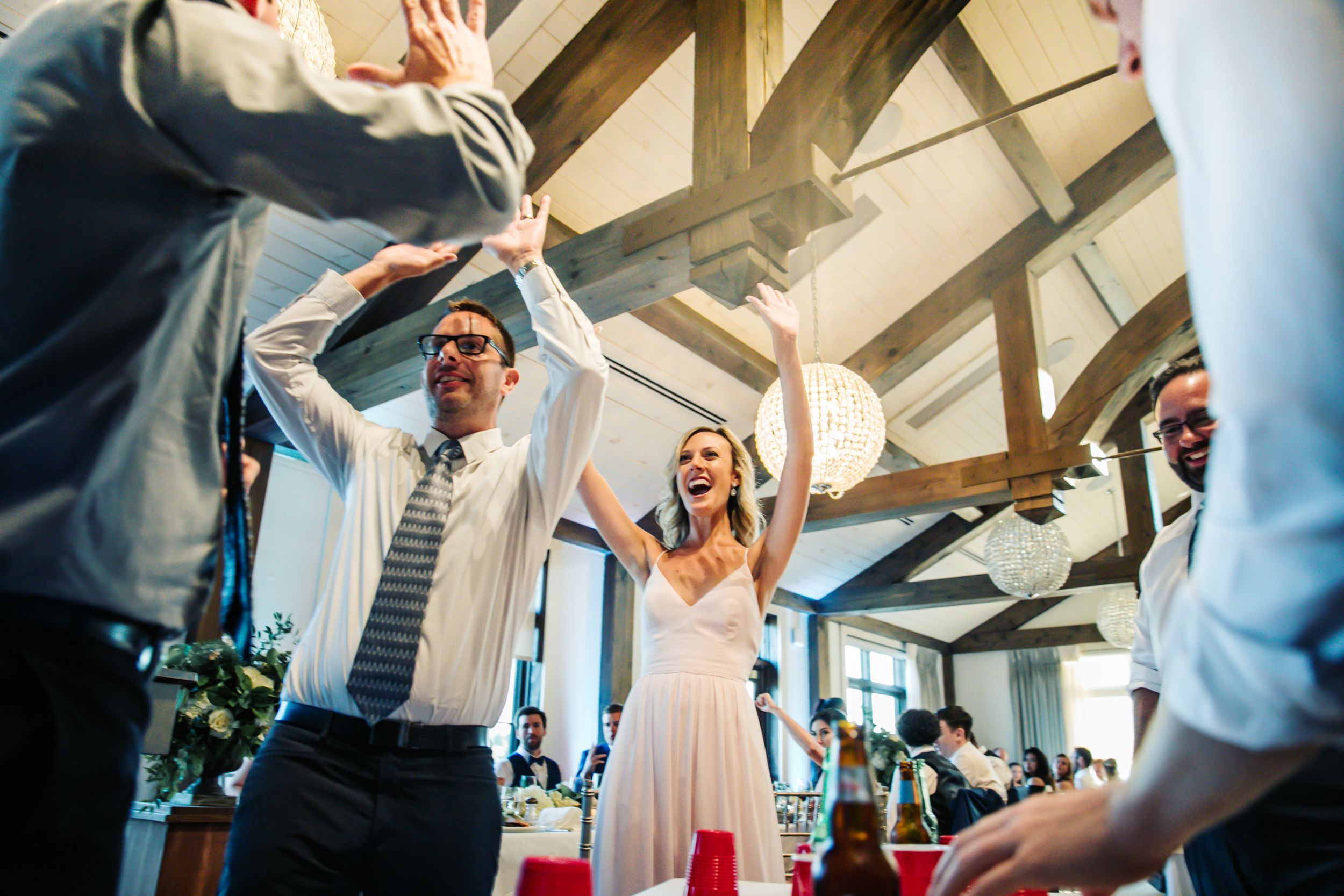 Whistle Bear Golf Club Rose Room Reception Wedding Photos