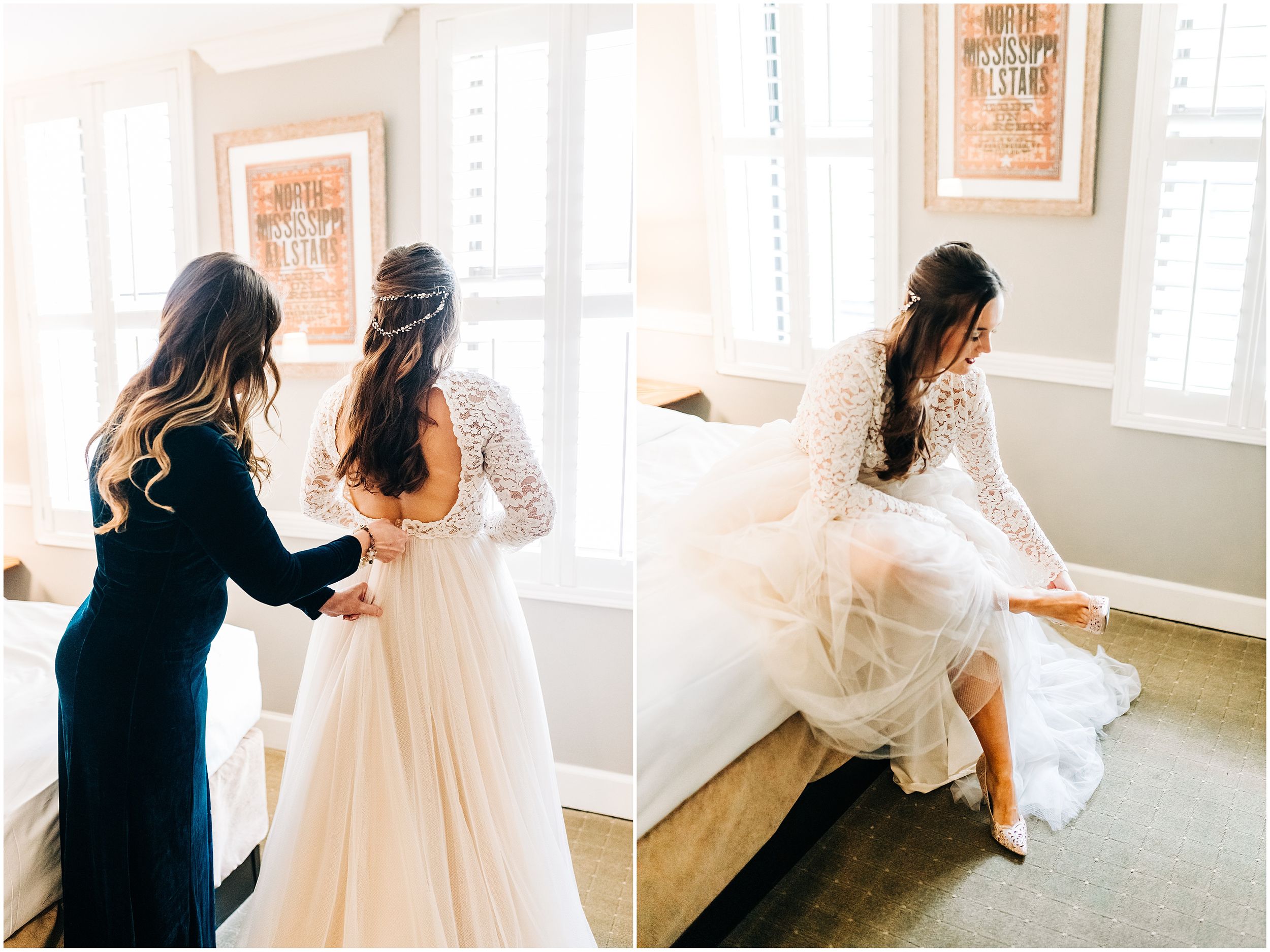 bride getting ready
