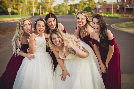 We love photographing fun and relaxed brides, especially with their equally awesome bridesmaids.