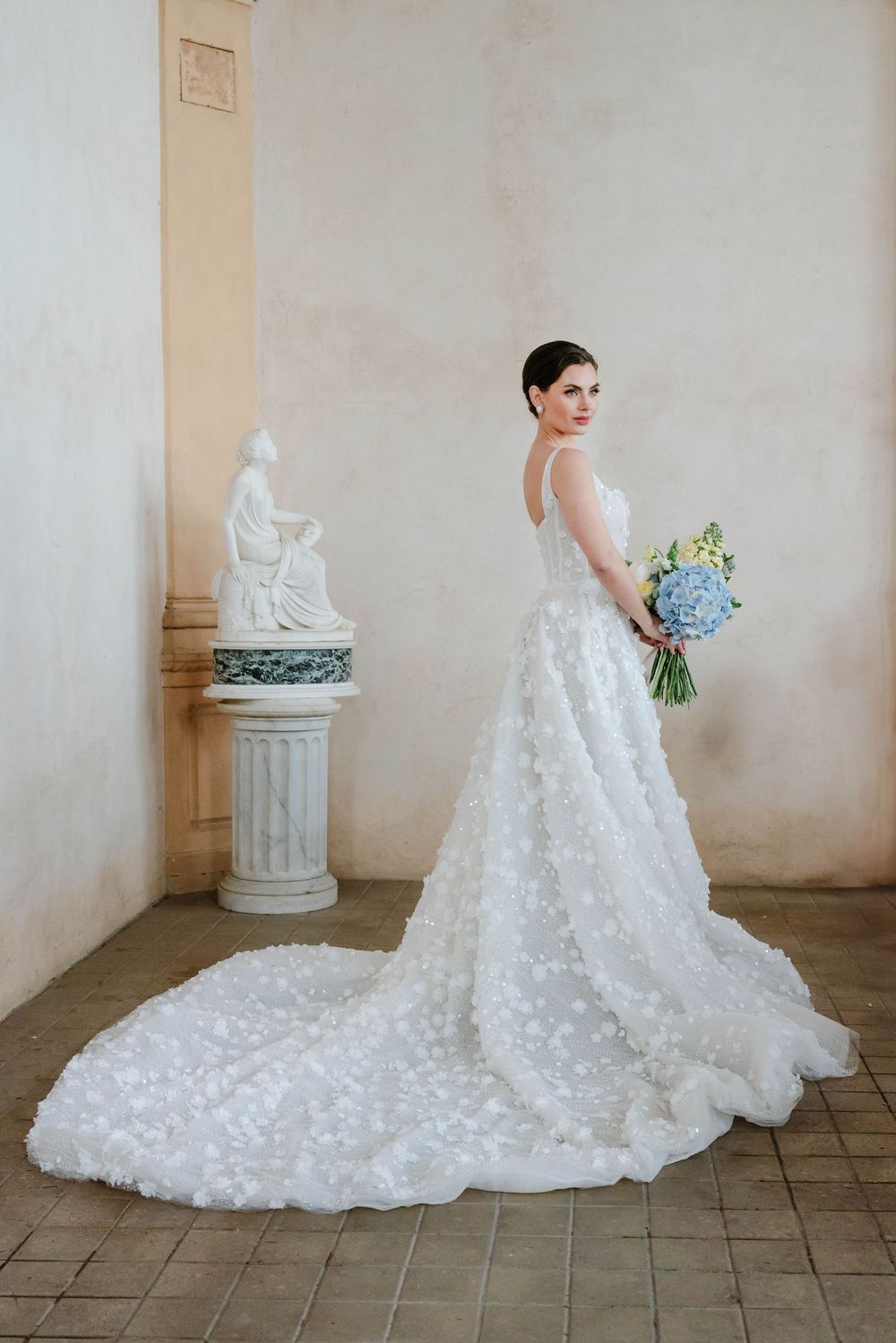 Zara Davis Wedding Photography Destination Italy Lake Como Tuscany Sicily Amalfi bridal full length