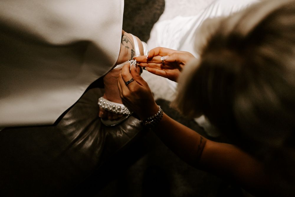 wedding prep