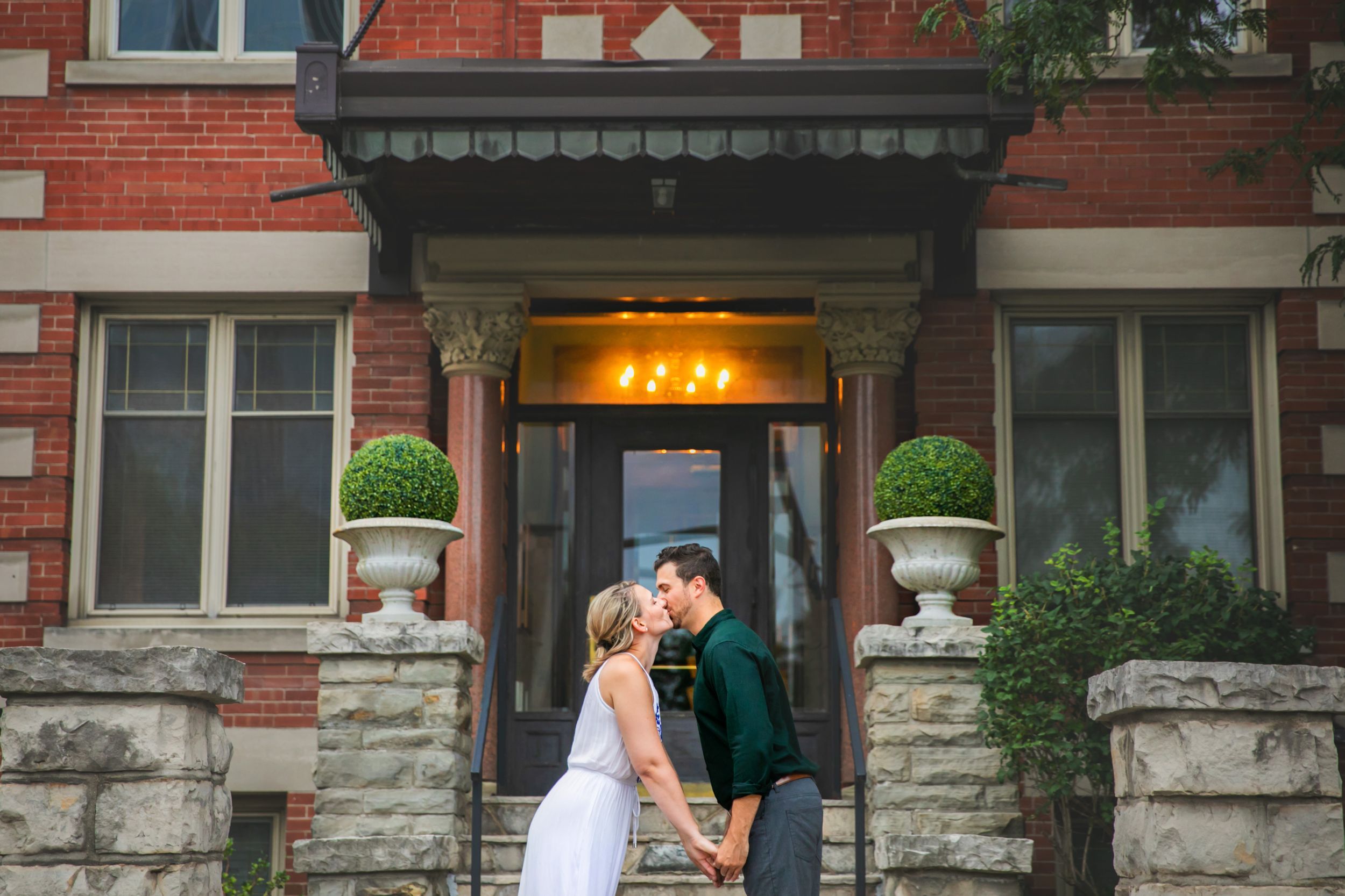 Downtown London Ontario Victoria Park Engagement Photography by Shawn Van Daele