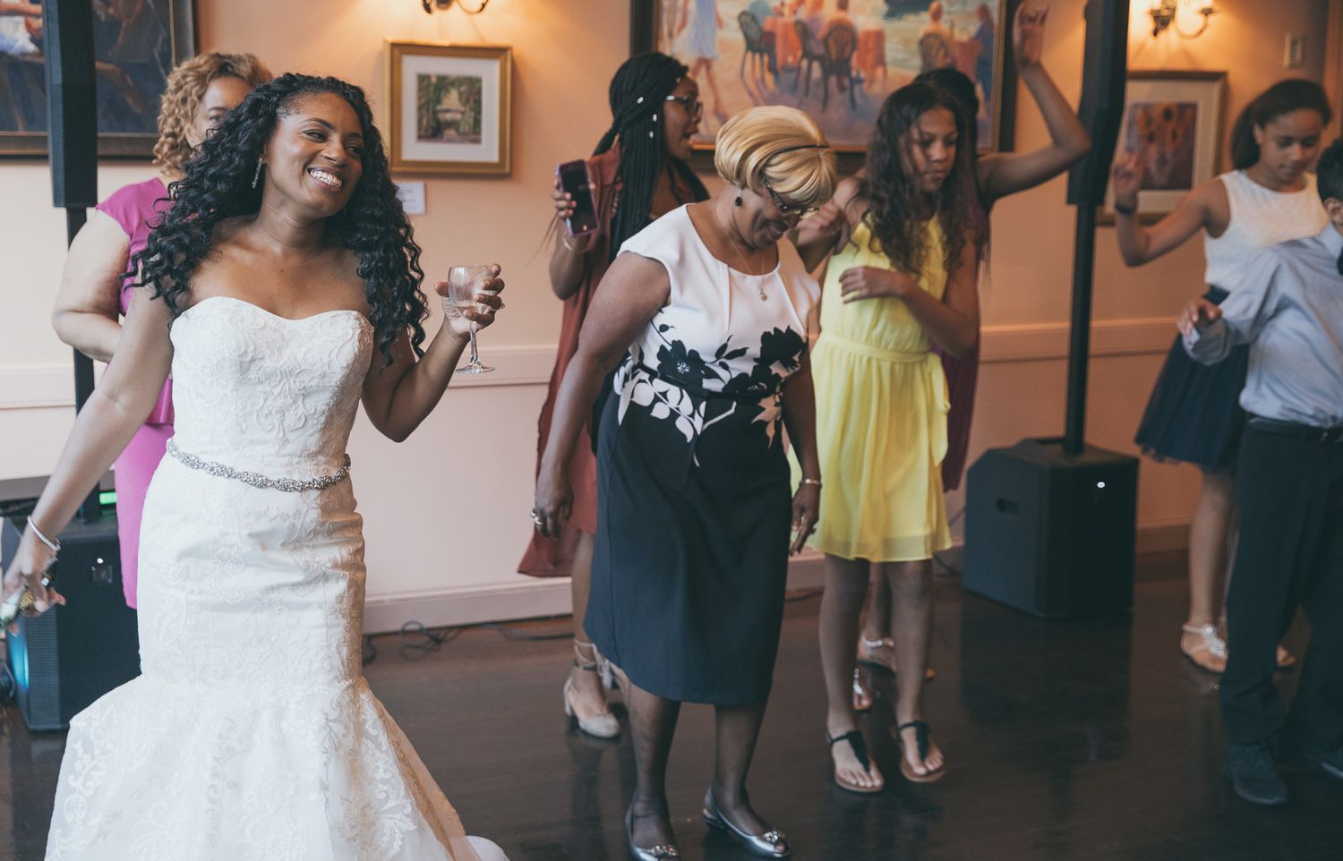 terra howard photography-wedding photographer-reception-bride dancing-Stafford Virginia photographer