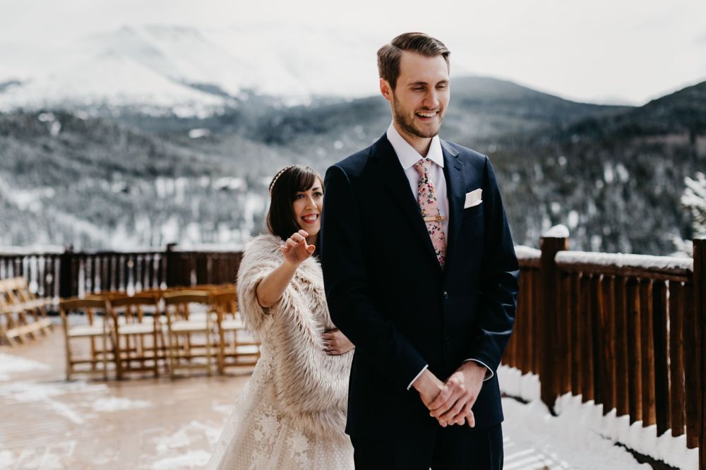 first look, Breckenridge, Wedding, portraits, the lodge, colorado, photographer, details, best CO weddings, winter