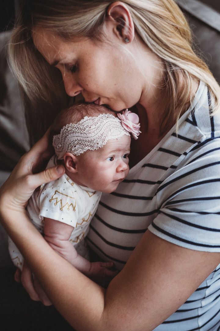 mom and baby