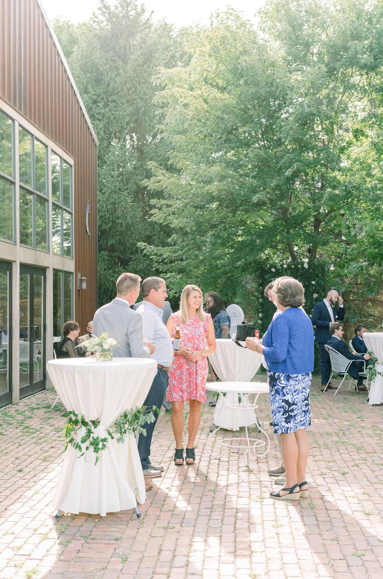 Vineyard photos with white willow events at Prairie Moon Winery wedding in Ames, Iowa